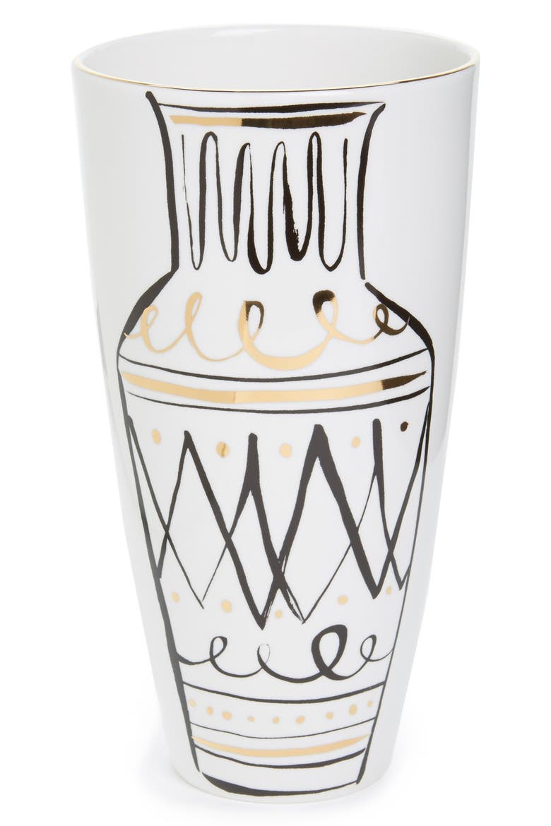 'chinoiserie' vase, Main, color, WHITE