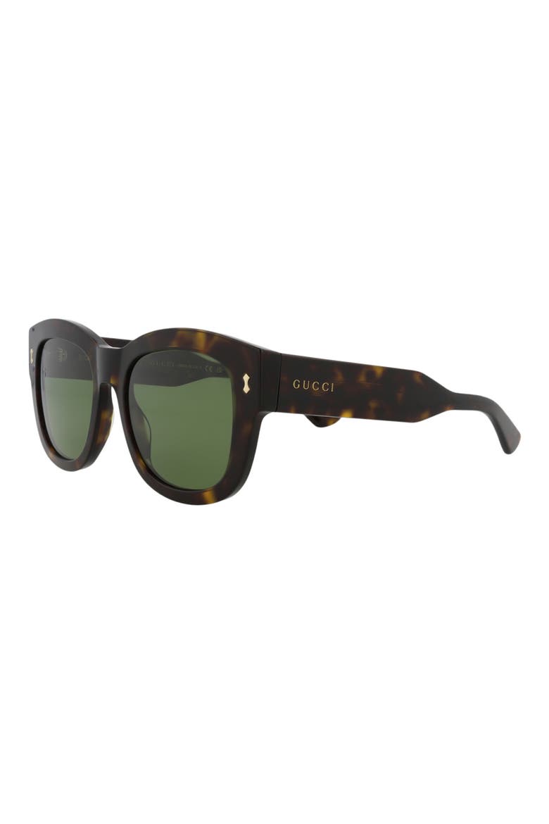 Novelty 53mm Square Sunglasses, Alternate, color, HAVANA HAVANA GREEN