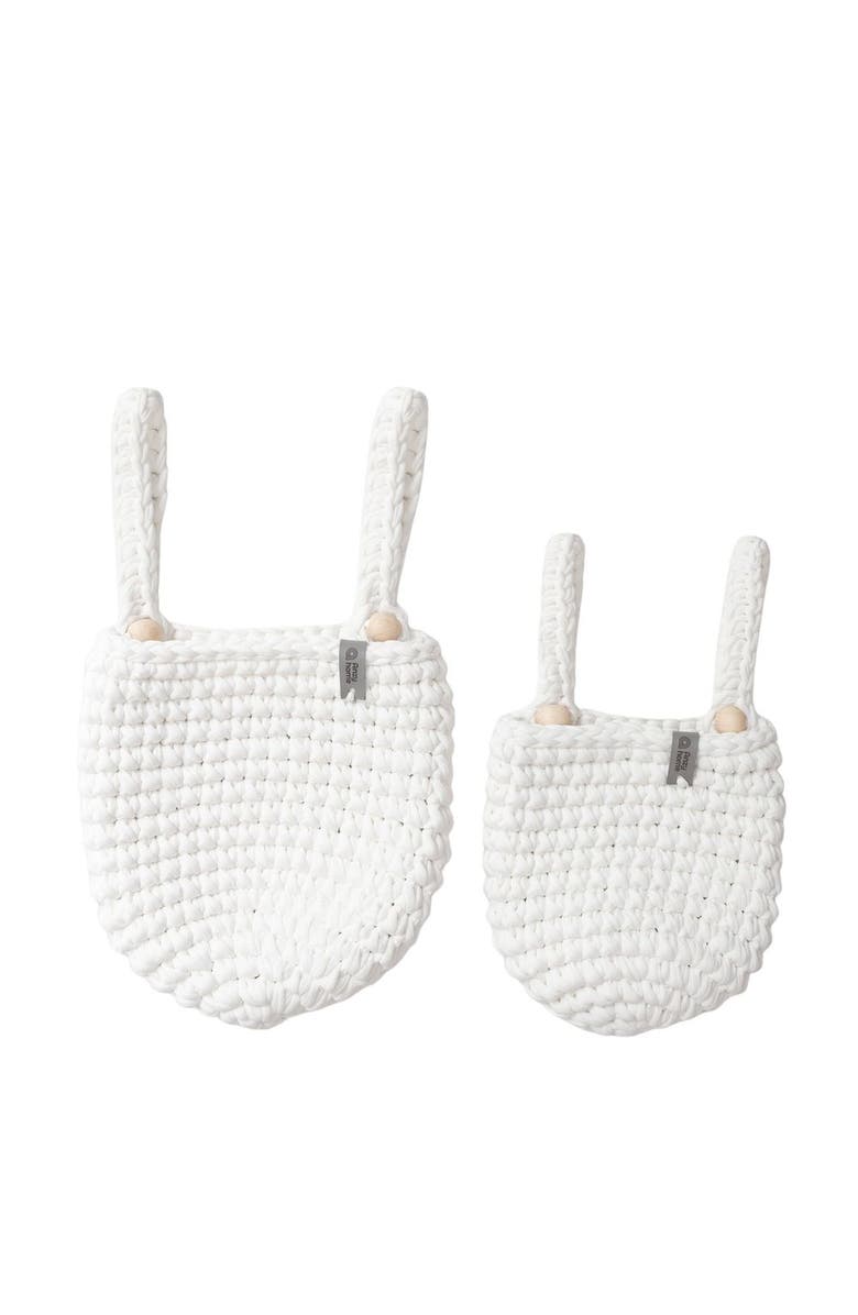 Anzy Home Crib Pocket Organizers - Set of 2, Main, color, White