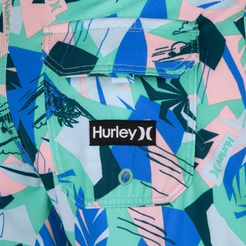 Kids' Retro Resort Board Shorts