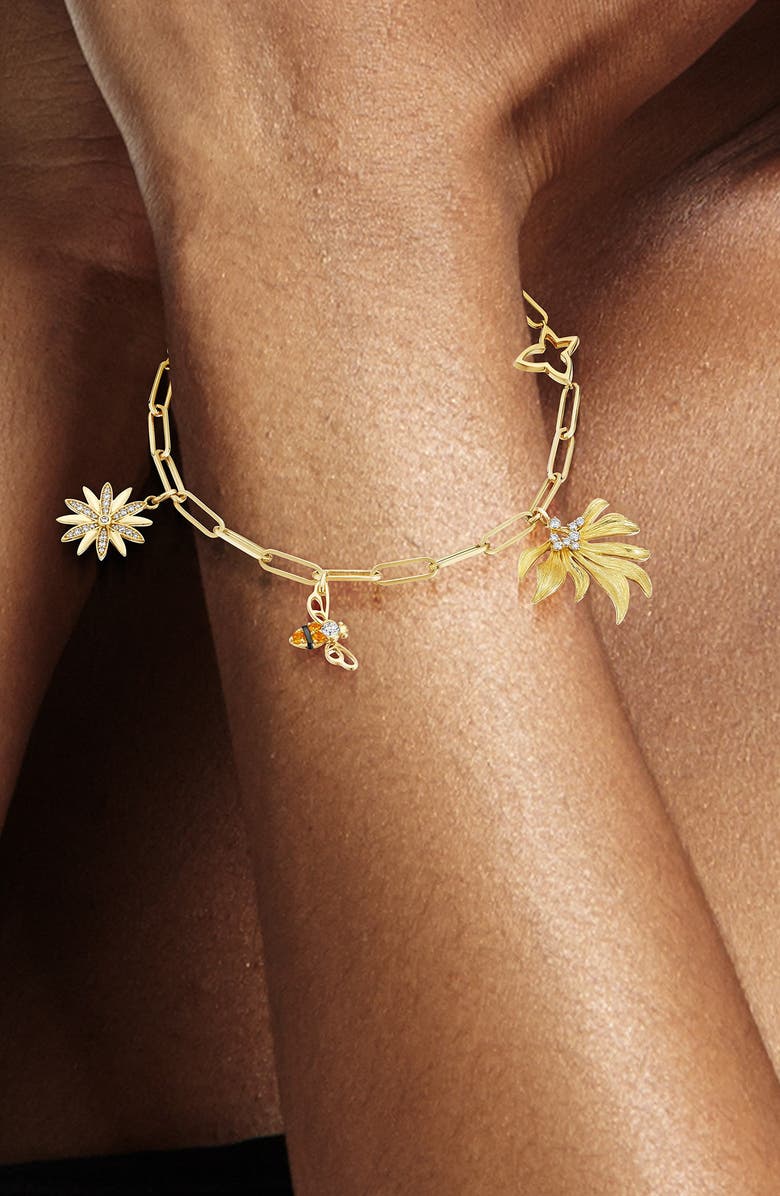 Hueb Penka Diamond, Citrine & Sapphire Charm Bracelet, Alternate, color, 