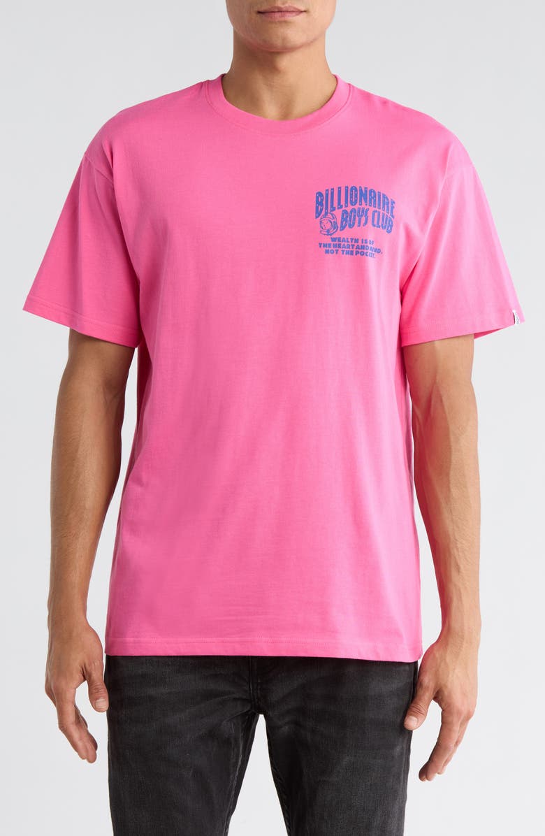 Billionaire Boys Club Debris Graphic T-Shirt, Main, color, Carmine Rose