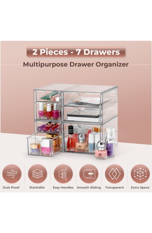 Sorbus 7-drawer Acrylic Organizer In Clear
