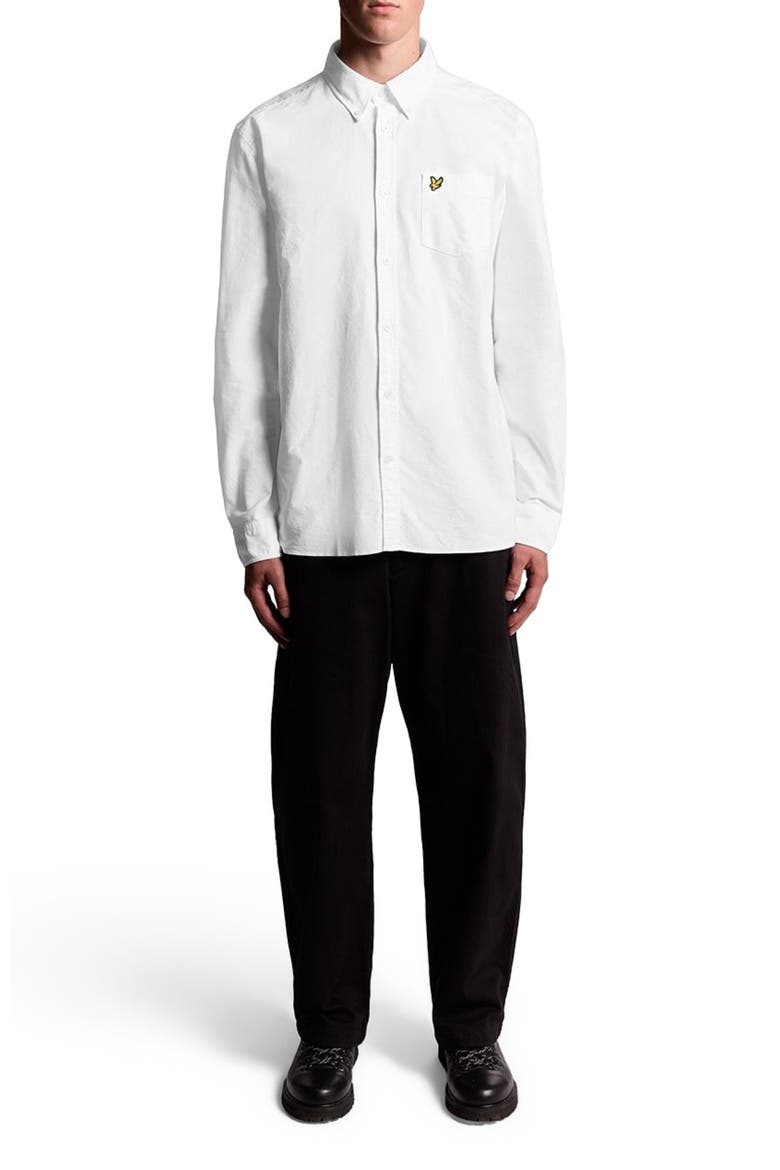 Plain Oxford Shirt, Alternate, color, White