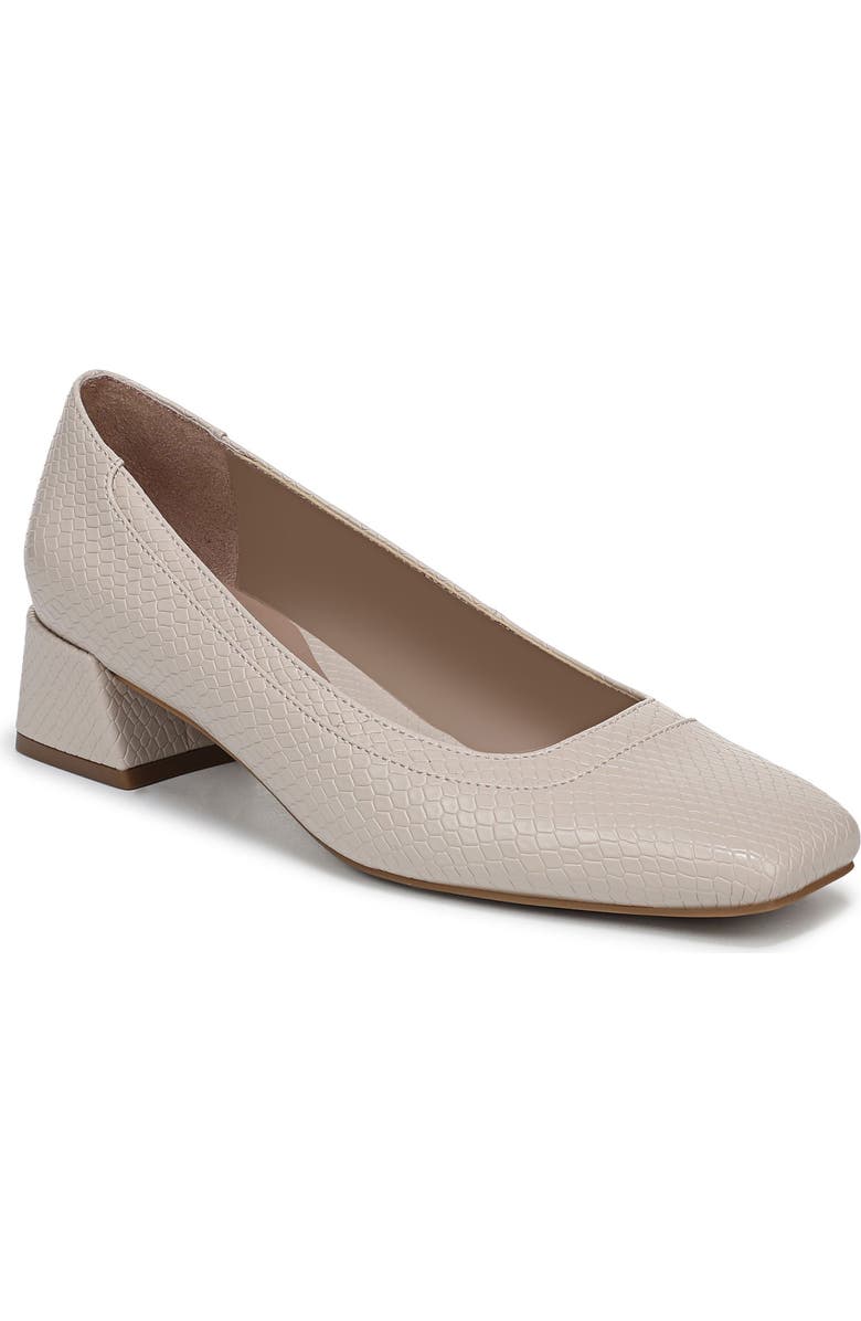 Naturalizer Huntley Kitten Heel Pump, Main, color, Ivory Mist Snake Faux Leather