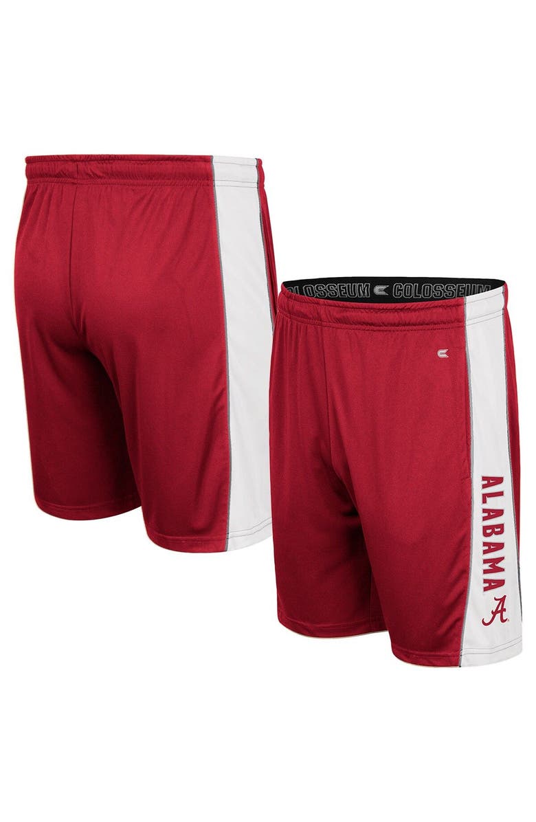 COLOSSEUM Men's Colosseum Crimson Alabama Crimson Tide Panel Shorts, Main, color, Crimson