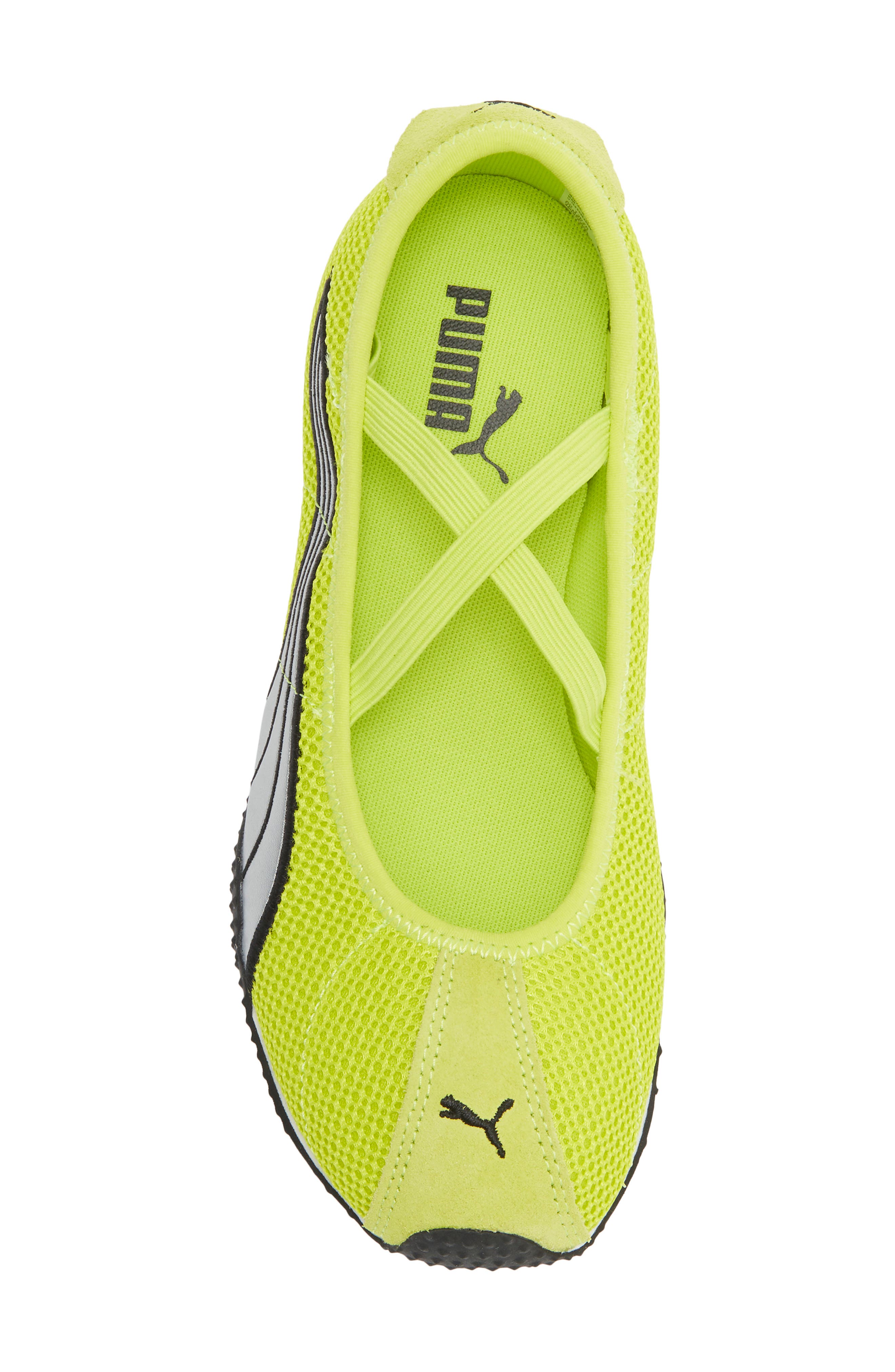 H-Street Ballet Sneaker, Alternate, color, LIME SMASH/ PUMA SILVER