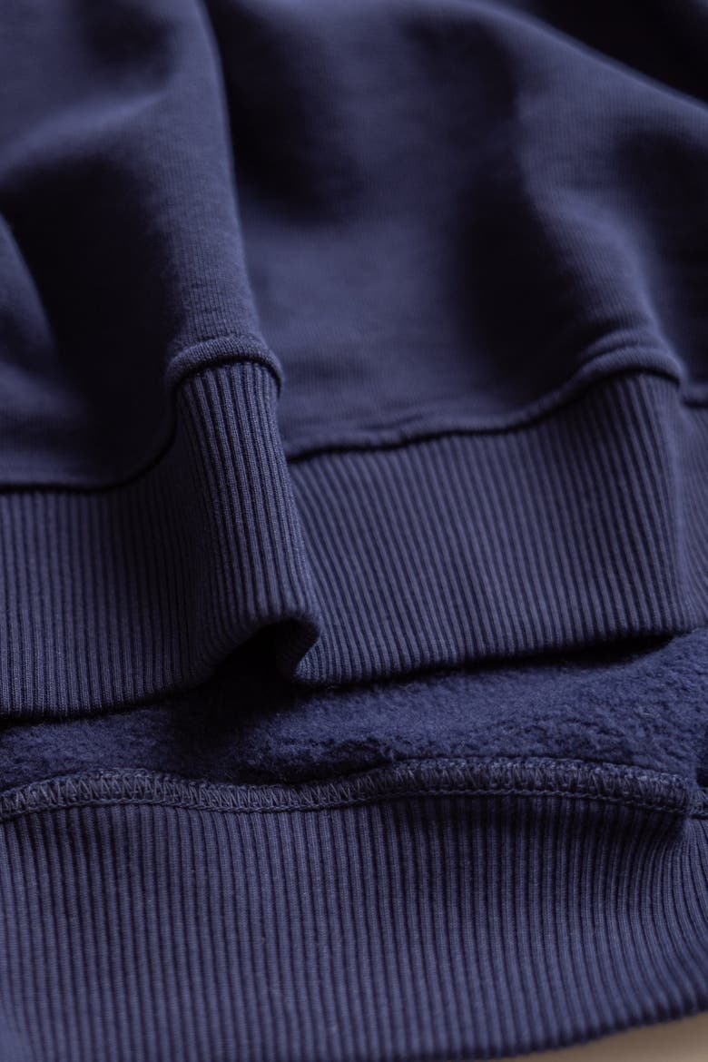 Organic Cotton Pullover Hoodies, Alternate, color, Navy Blue