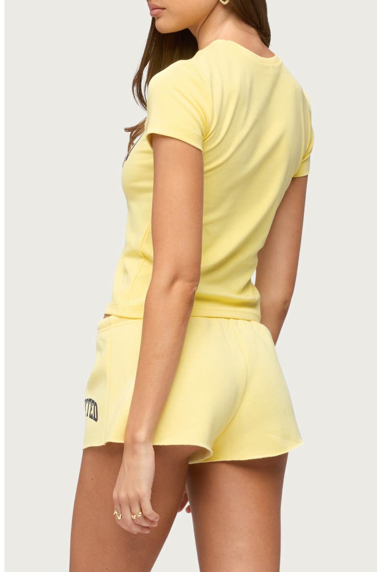 Sporty Babe Logo T-Shirt, Alternate, color, YELLOW