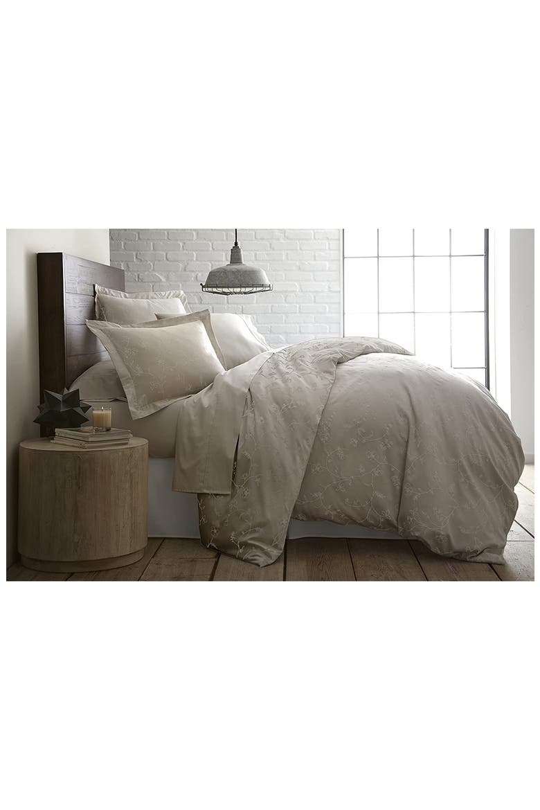 Premium Collection 300-Thread Count Duvet Set, Alternate, color, SWEETBRIER SOFT SAND