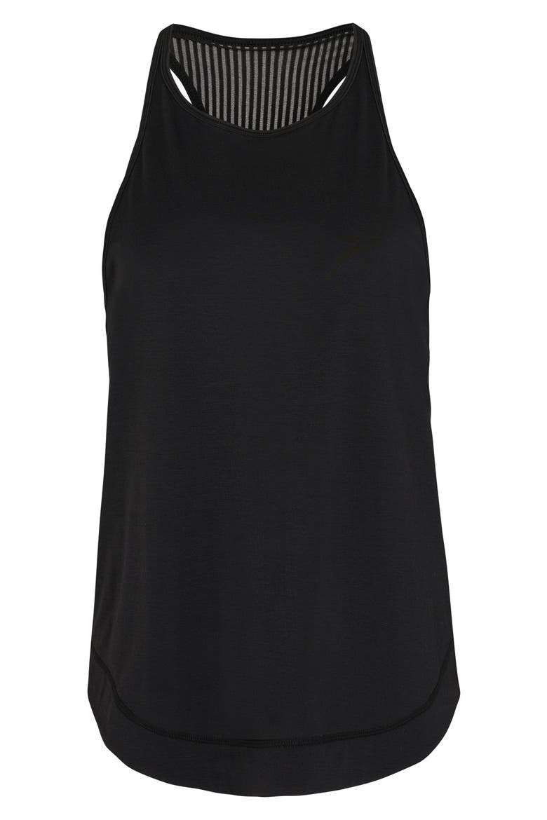 Breathe Easy Run Tank Top, Alternate, color, BLACK