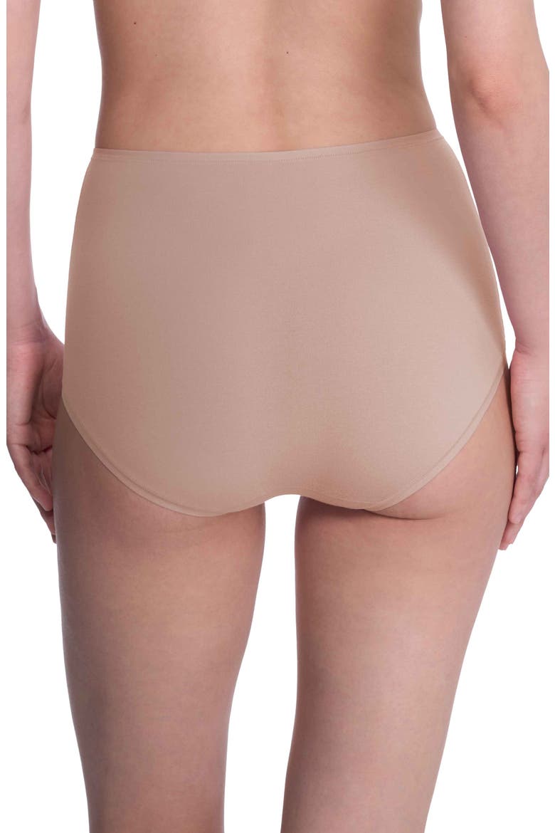 Bliss Bare Cotton High Waist Briefs, Alternate, color, CAFE