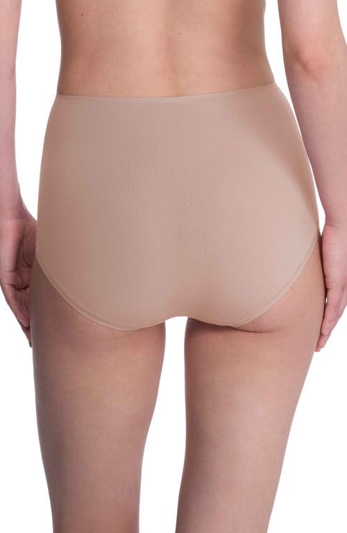 Natori Bliss Bare Cotton High Waist Briefs In Neutral