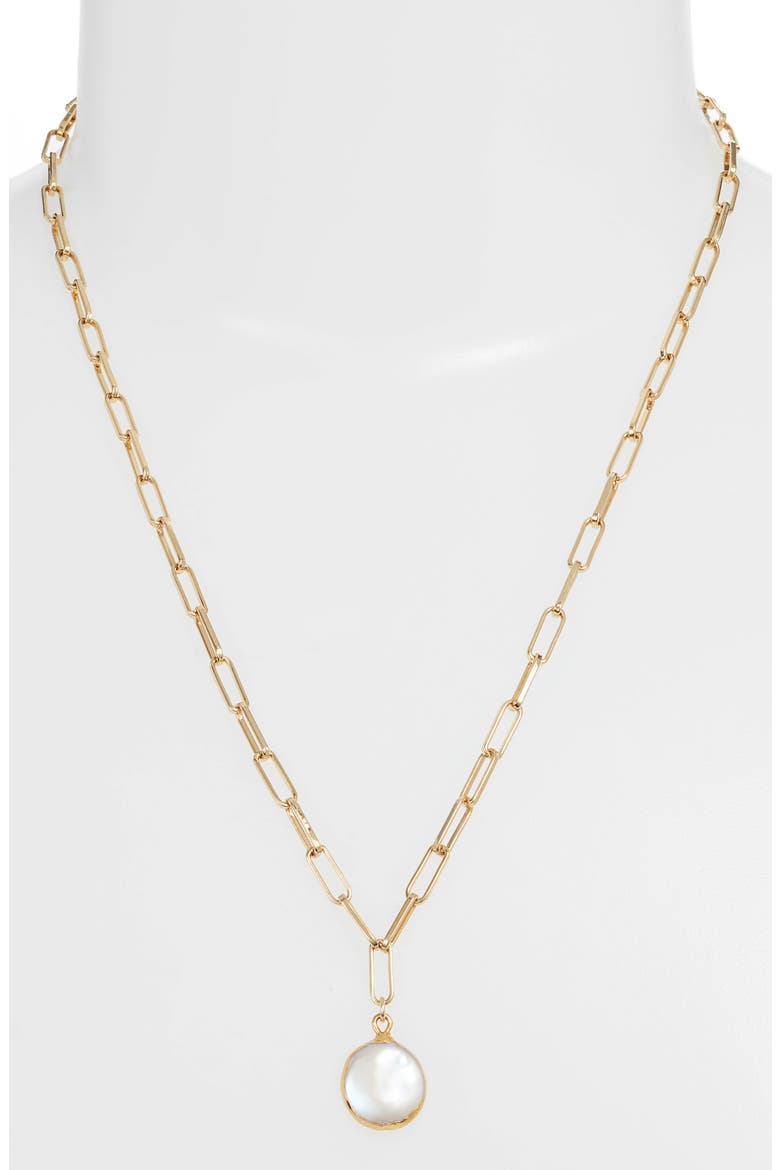 Capri Pendant Necklace, Alternate, color, GOLD