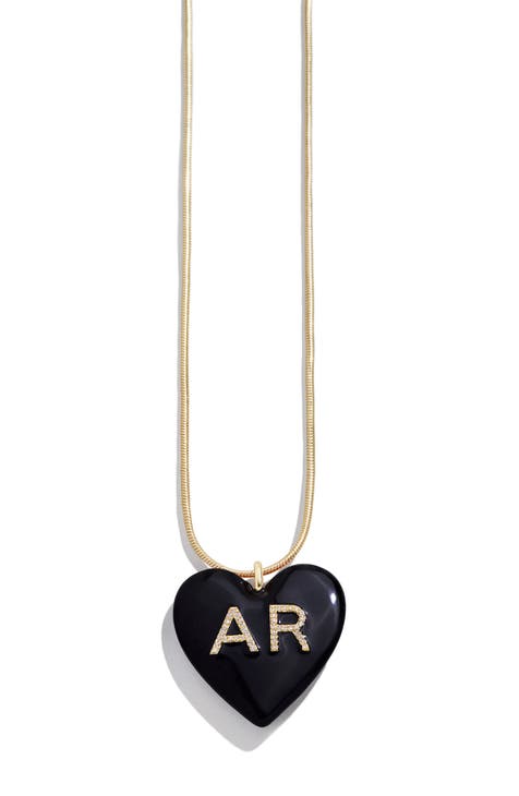 Black Initial Necklaces | Nordstrom