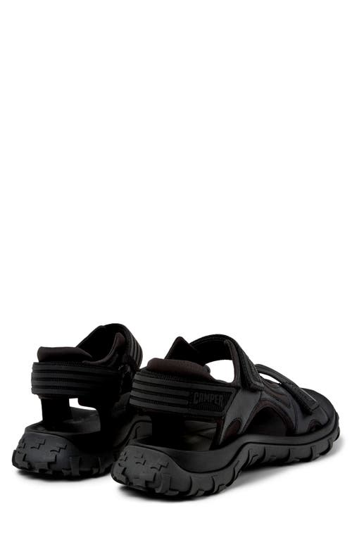 Camper Drift Trail Sandal In Black/black