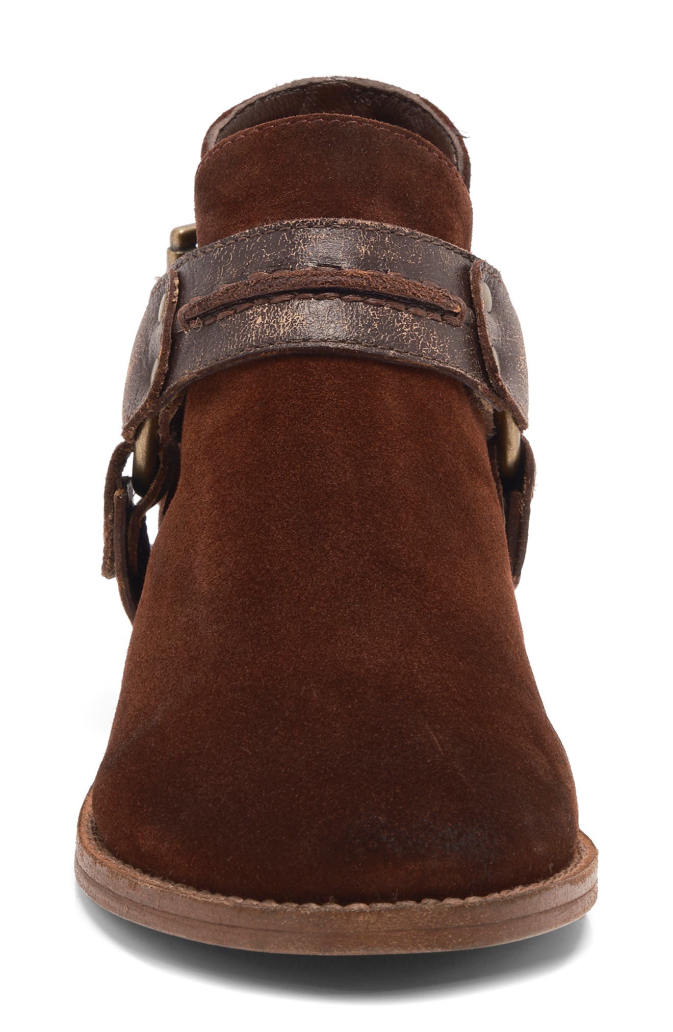Belle Harness Bootie, Alternate, color, PORT ROYALE SUEDE