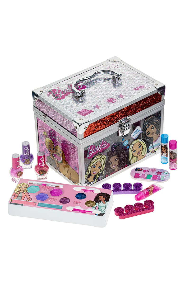 TOWNLEYGIRL x Barbie<sup>®</sup> Kids' Cosmetic Train Case, Main, color, 