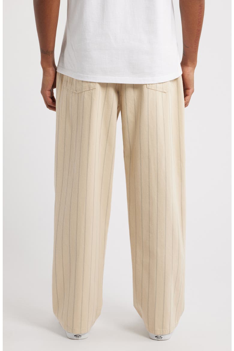 Classic Stripe Baggy Fit Jeans, Alternate, color, PELICAN MULTI