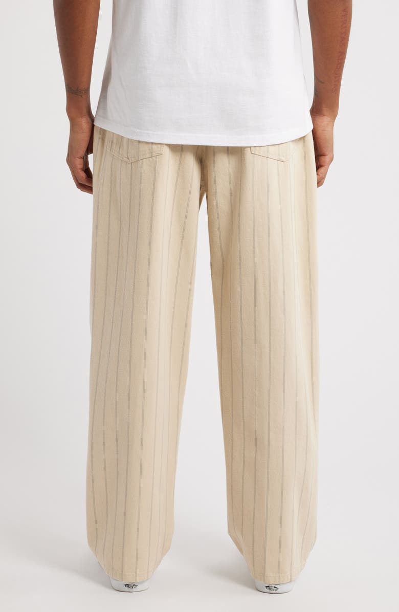 Obey Classic Stripe Baggy Fit Jeans, Alternate, color, 