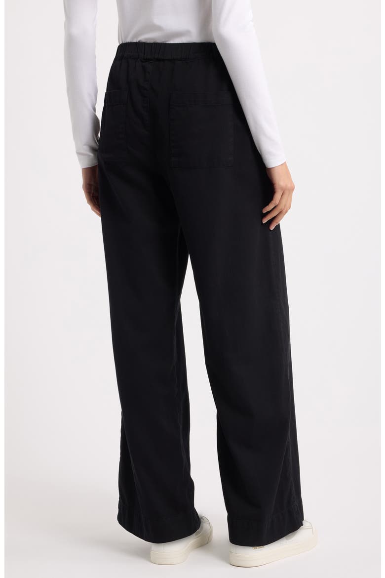 Madeline High Waist Wide Leg Jeans, Alternate, color, BLACK DENIM