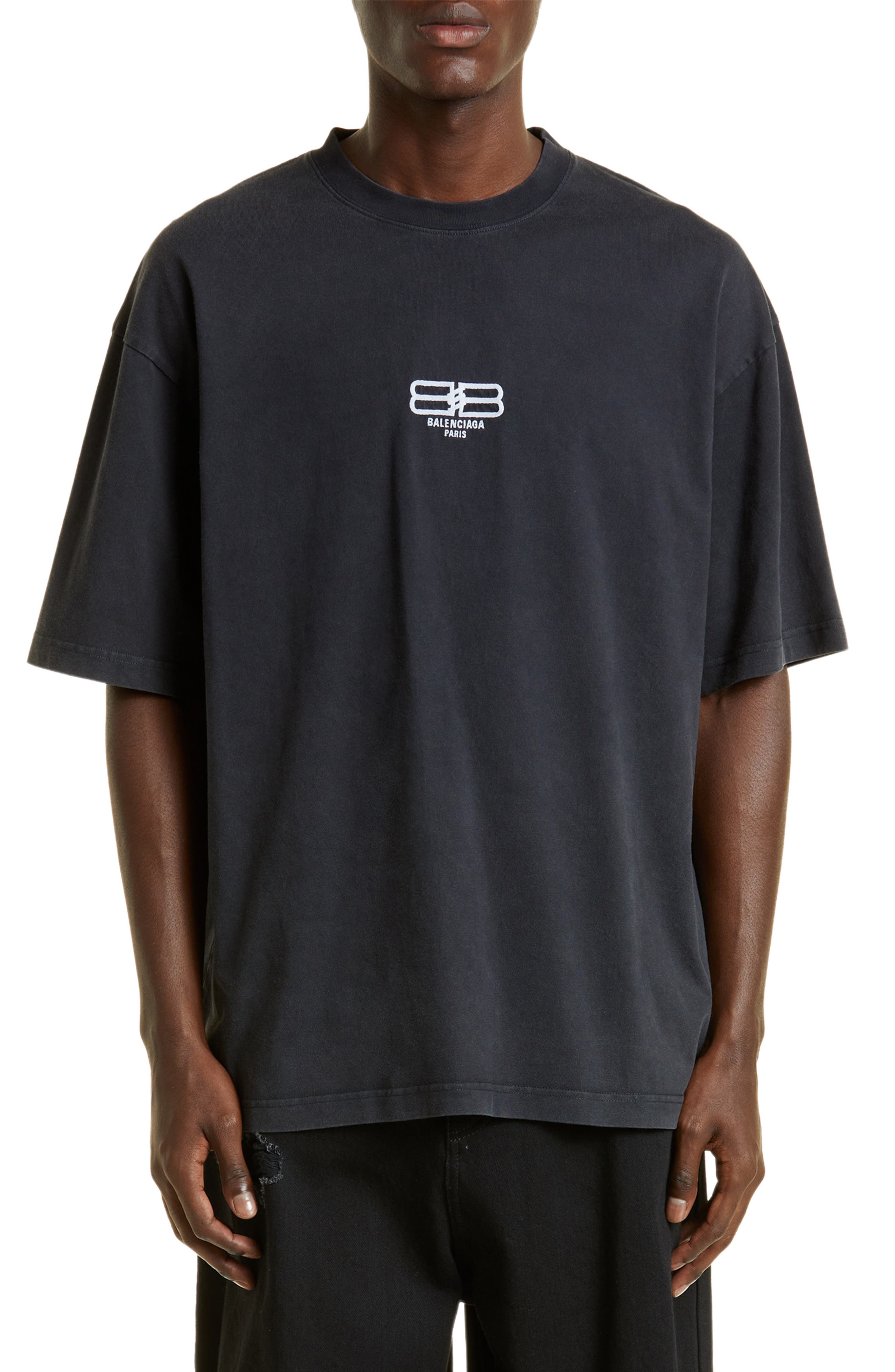 Balenciaga Men's License Logo Cotton T-Shirt (Men) | Nordstrom
