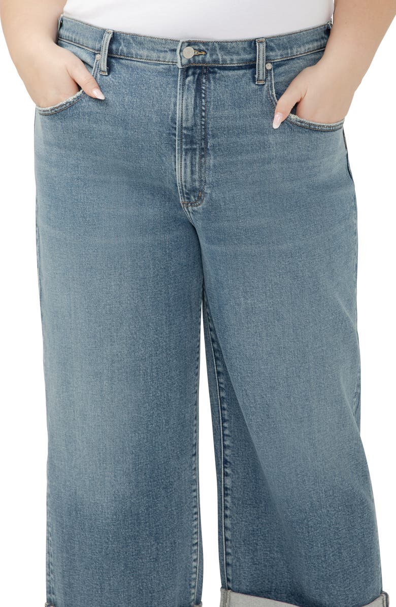 Silver Jeans Co. Be Easy Crop Wide Leg Jeans, Alternate, color, Indigo