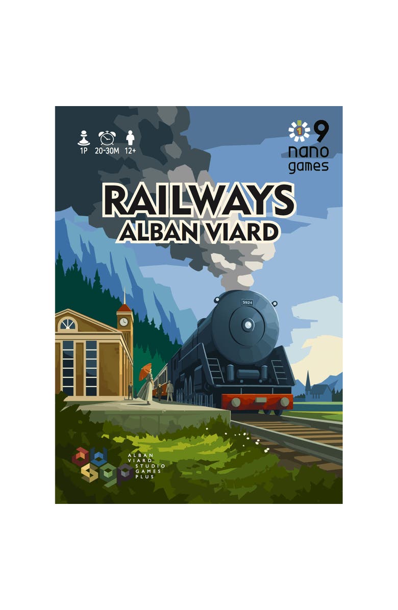 Capstone Games Nano9Games Volume 1, Railways, Main, color, Multicolored