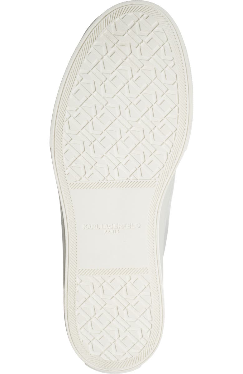 KARL LAGERFELD PARIS Galva Platform Sneaker, Alternate, color, Bright White