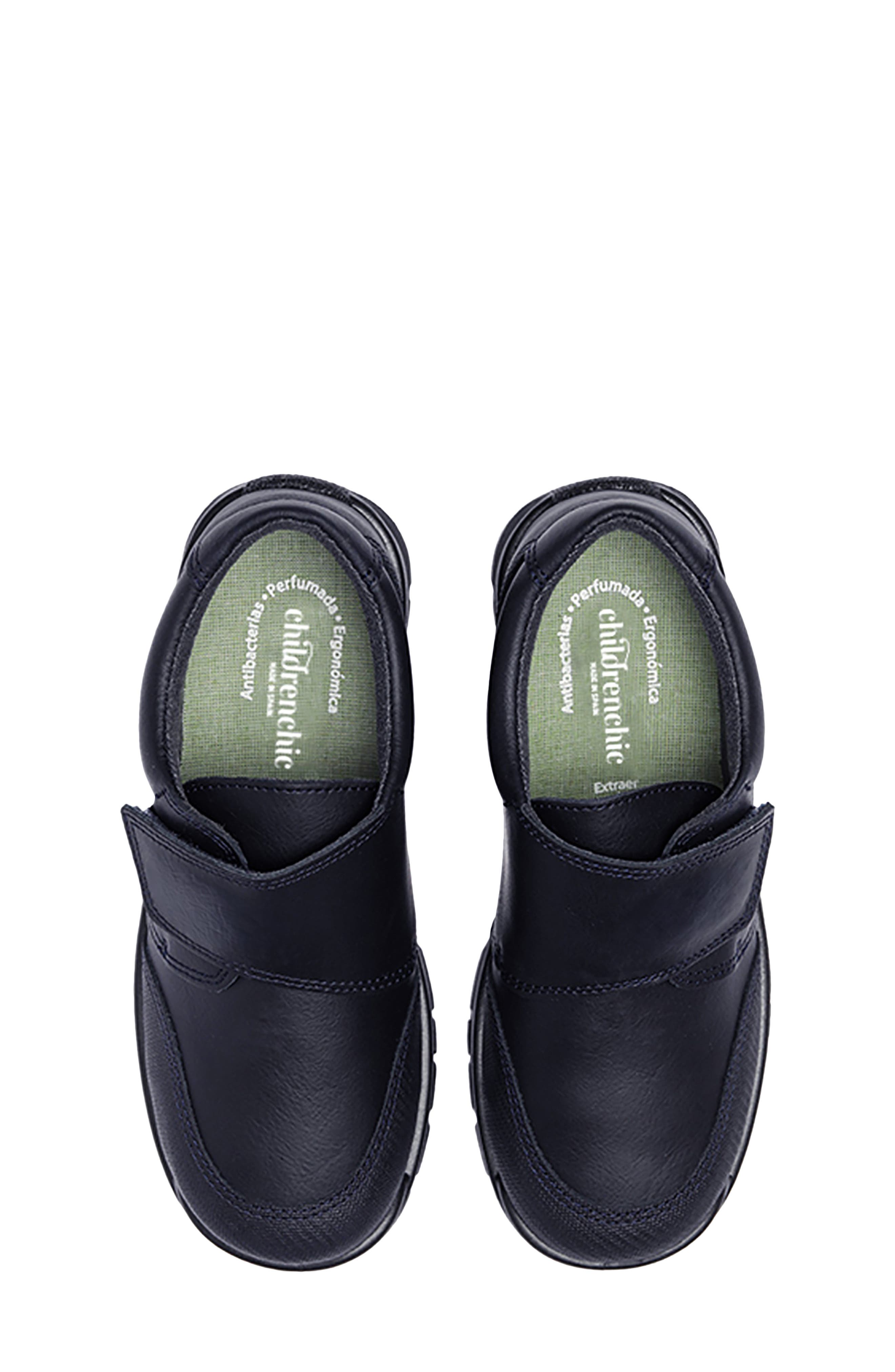 CHILDRENCHIC Rip-Tape Trainer Sneaker, Alternate, color, Navy