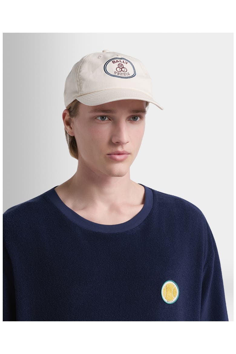 Tennis Collection Baseball Hat, Alternate, color, White