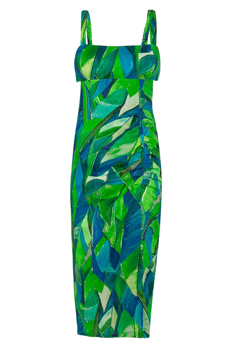 Tropics Mira Cover-Up Dress, Alternate, color, GREEN MULTI