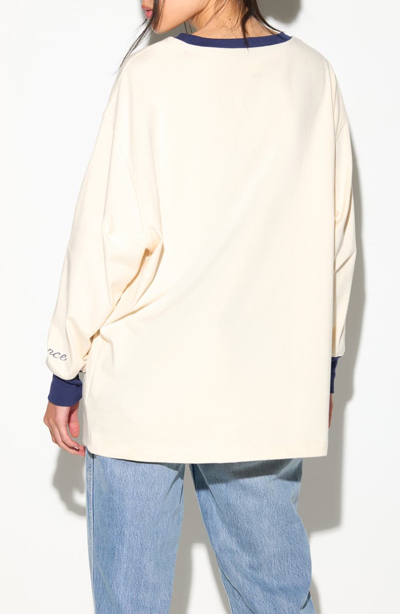 Spiritual Gangster 888 Balance Jett Relaxed Long Sleeve Graphic T-Shirt, Alternate, color, Canvas