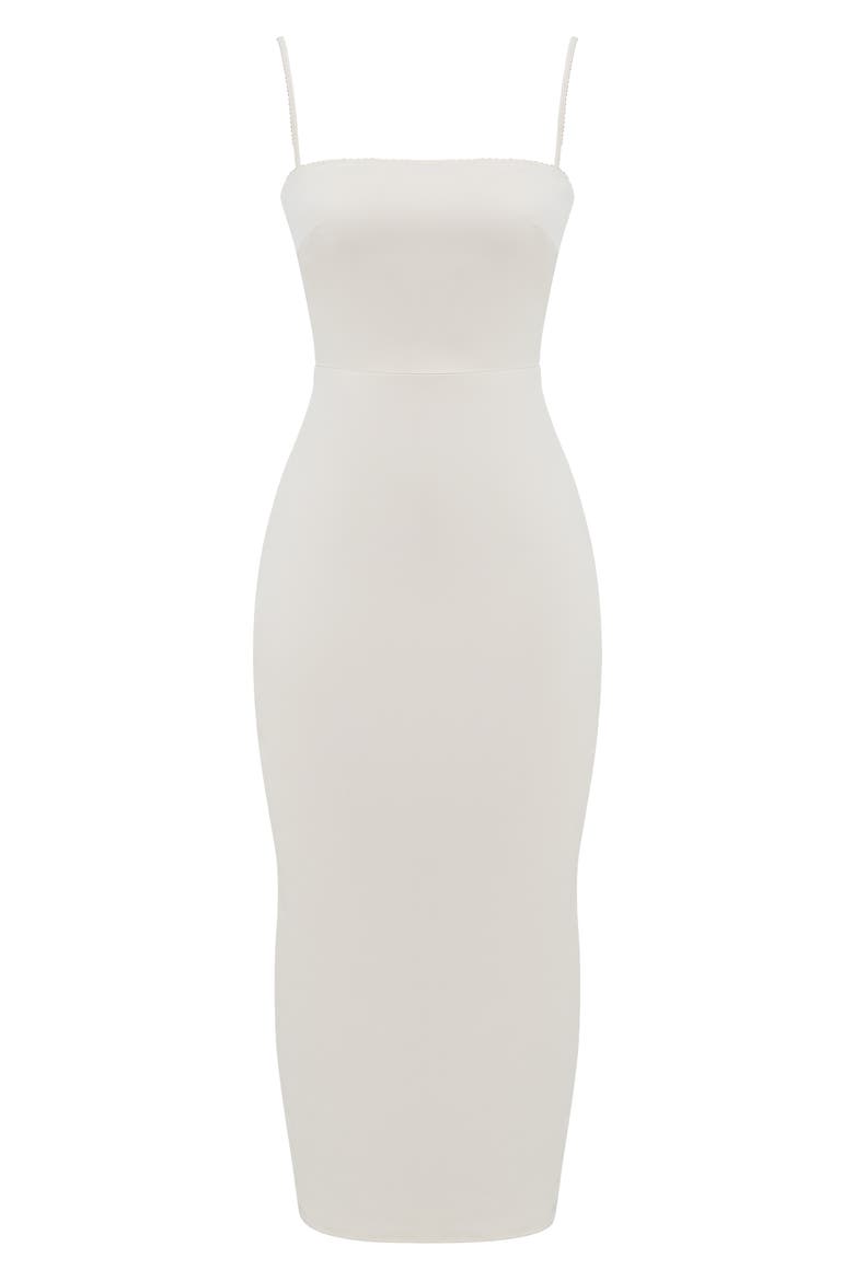 Costanza Satin Maxi Dress, Alternate, color, VINTAGE CREAM