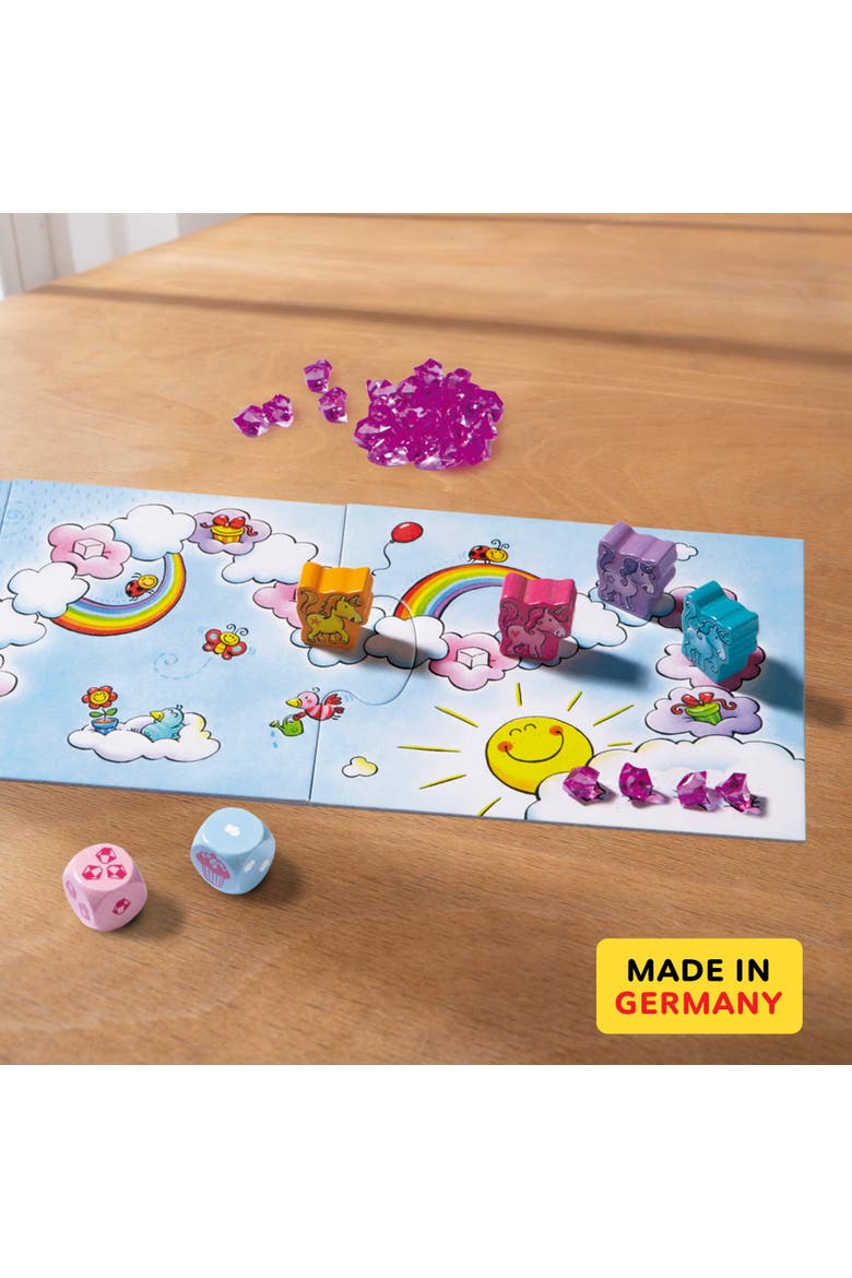 Unicorn Glitterluck Cloud Crystals Board Game, Alternate, color, Multi
