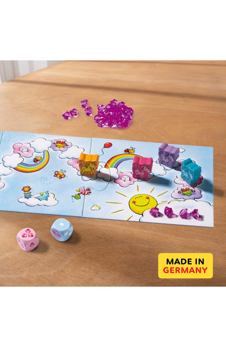 HABA Unicorn Glitterluck Cloud Crystals Board Game, Alternate, color, Multi