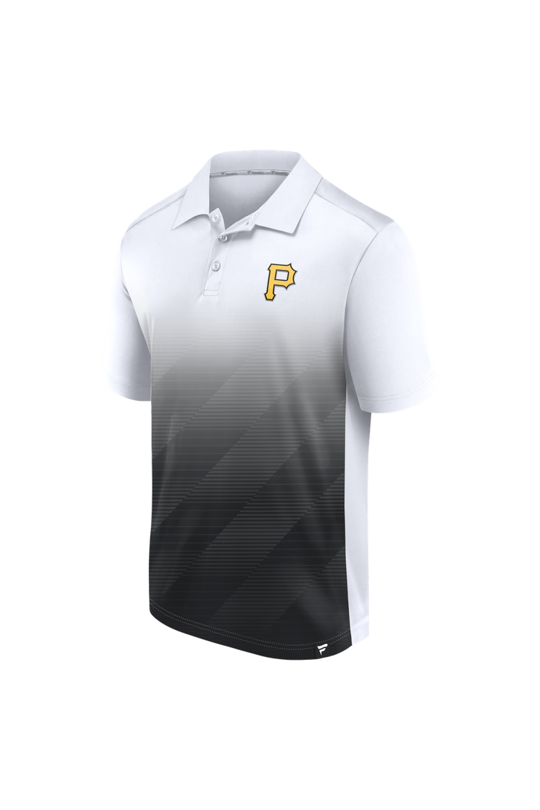 Men's Fanatics White Pittsburgh Pirates Parameter Polo, Alternate, color, White