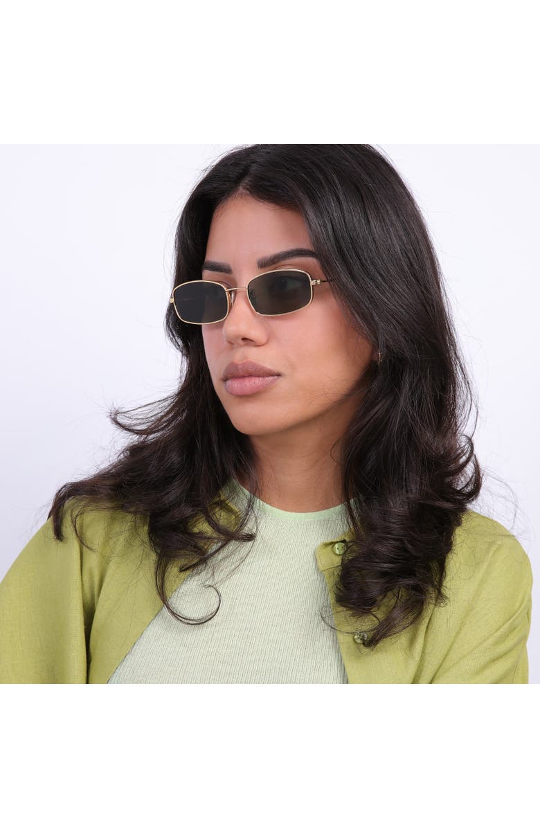 Illesteva Flushing Sunglasses, Alternate, color, Black / Red