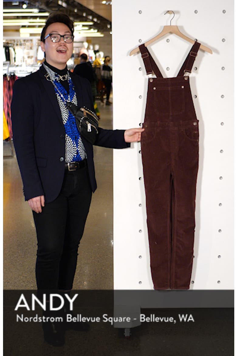 Slim Ankle Corduroy Overalls video
