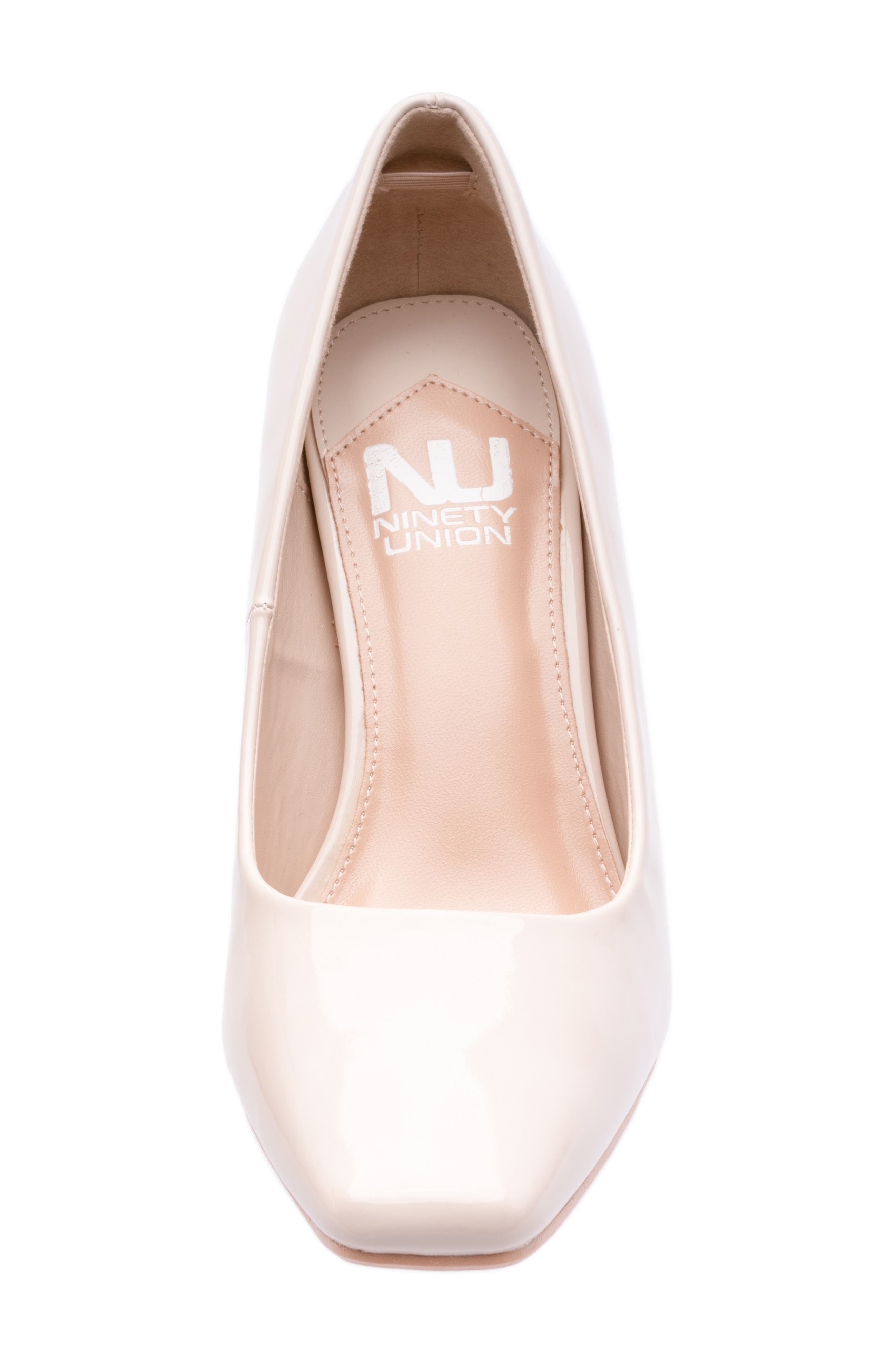 NINETY UNION Blast Square Toe Pump, Alternate, color, Bone