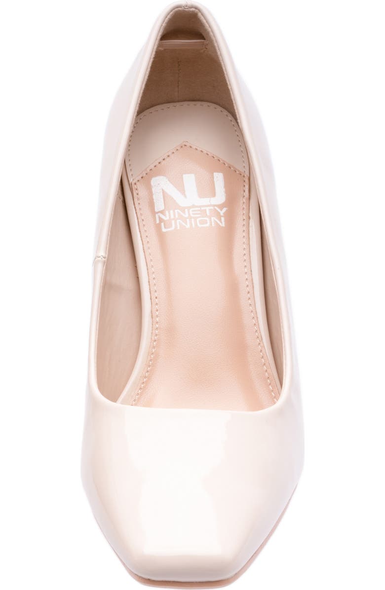 NINETY UNION Blast Square Toe Pump, Alternate, color, Bone