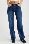 YMI Brittany Butterfly Pocket Low Rise Wide Leg Jeans