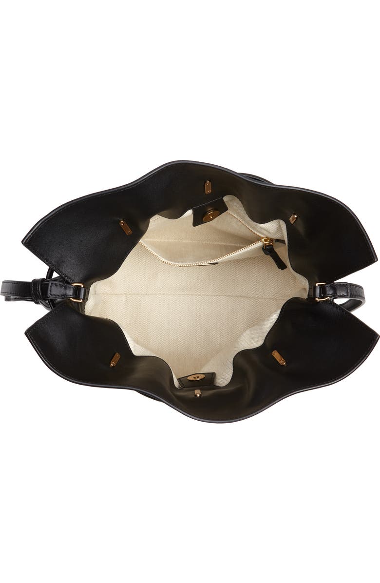 Tory Burch Kira Chevron Quilted Leather Bucket Bag, Alternate, color,