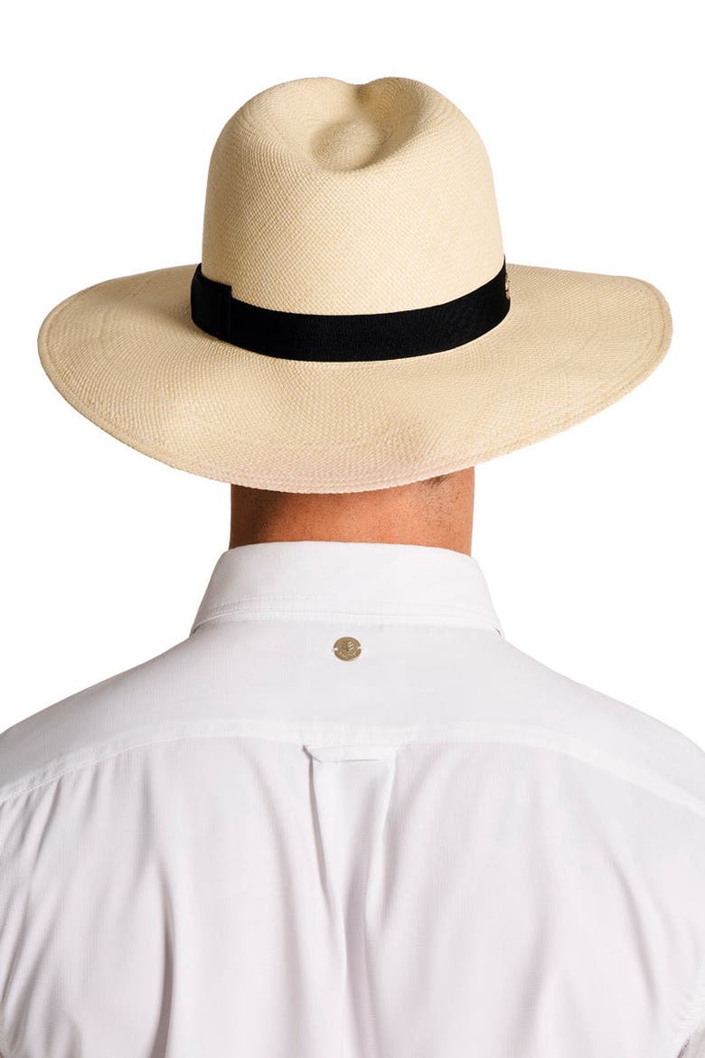 Men's Cuenca Wide Brim Panama Hat, UPF 50+ Sun Protection, Alternate, color, Natural