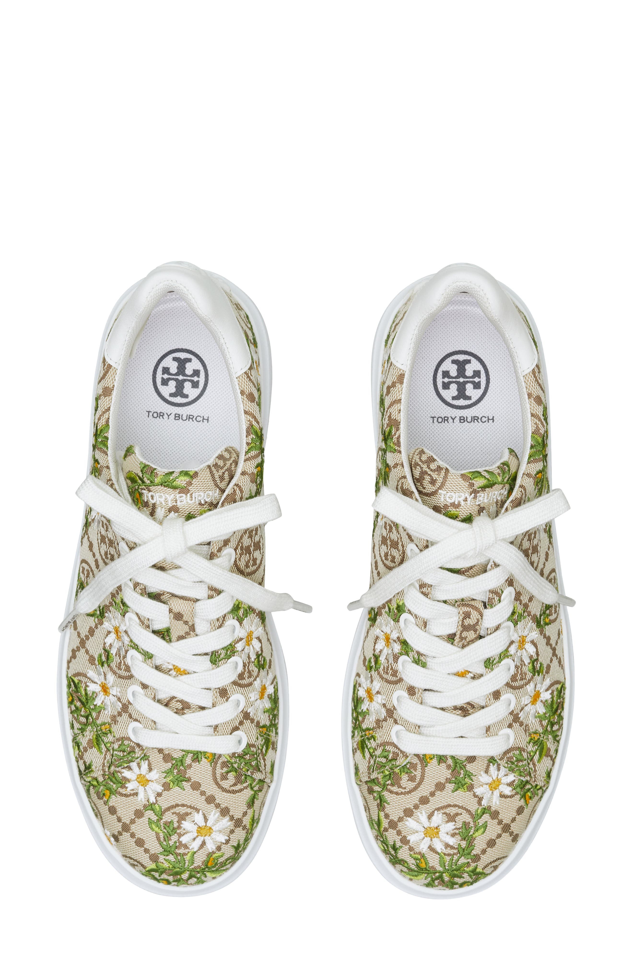 Tory Burch Howell Court Sneaker, Alternate, color, Hazel/ Snow White