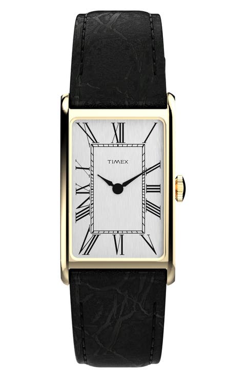 Timex 1976 Lexington Reissue 21mm Leather Strap Watch