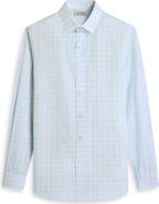 Bugatchi Julian Shaped Fit Check Cotton Button-Up Shirt