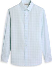 Bugatchi Julian Shaped Fit Check Cotton Button-Up Shirt