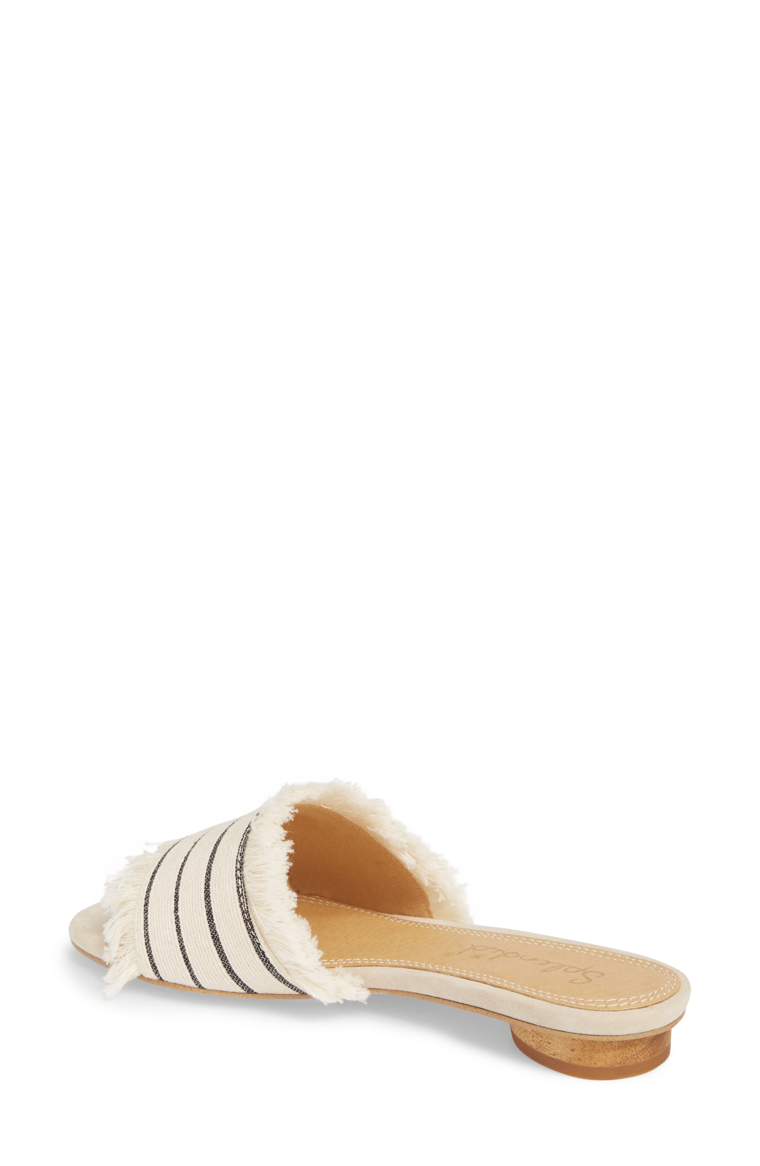 Splendid Baldwyn Fringe Slide Sandal, Alternate, color, 