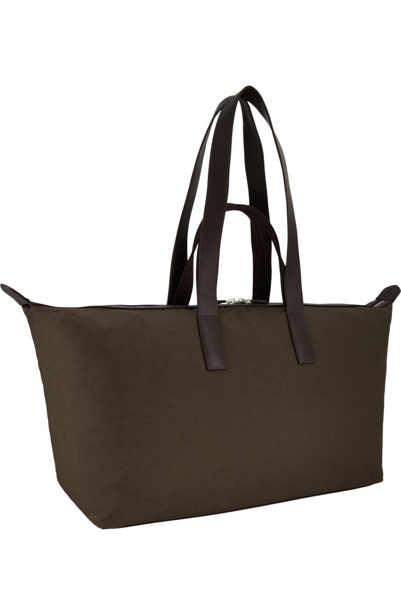 Vince Ventura Recycled Nylon Carryall Shoulder Bag, Alternate, color, Cacao Soft Nylon